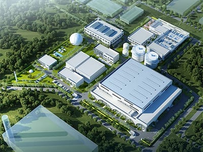 Проект переработки пищевых отходов Qianzishan в Ухане